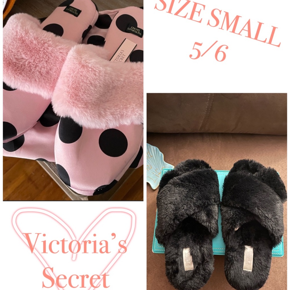 VICTORIA’S SECRET Faux Fur Slippers